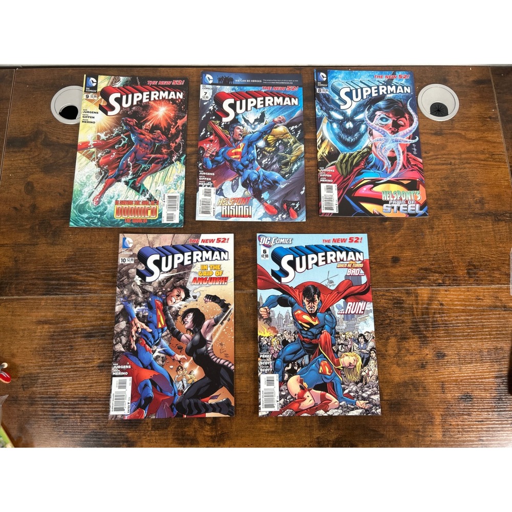DC Comics Superman The New 52 Issues 6 7 8 9 10 Lot Modern Age 2012 Jurgens